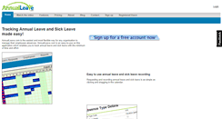 Desktop Screenshot of myannualleave.com